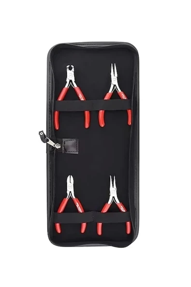 CETA FORM 4 Parça C-tronıc Basic Elektronikçi Pense Takımı (DERİ ÇANTALI) - H30-w04 ürün görseli 1