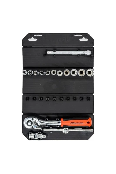 CETA FORM C00-15rh4 1/4' 6 Köşe Lokma Takımı - 15 Parça - Resim 5