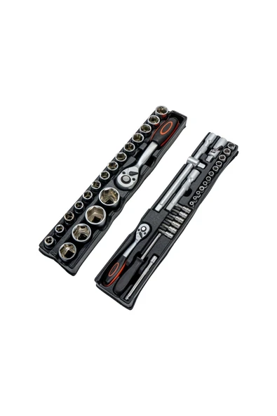 dorf Katlanır 5 Gözlü Dolu Metal Takım Çantası 81 Parça - Resim 2