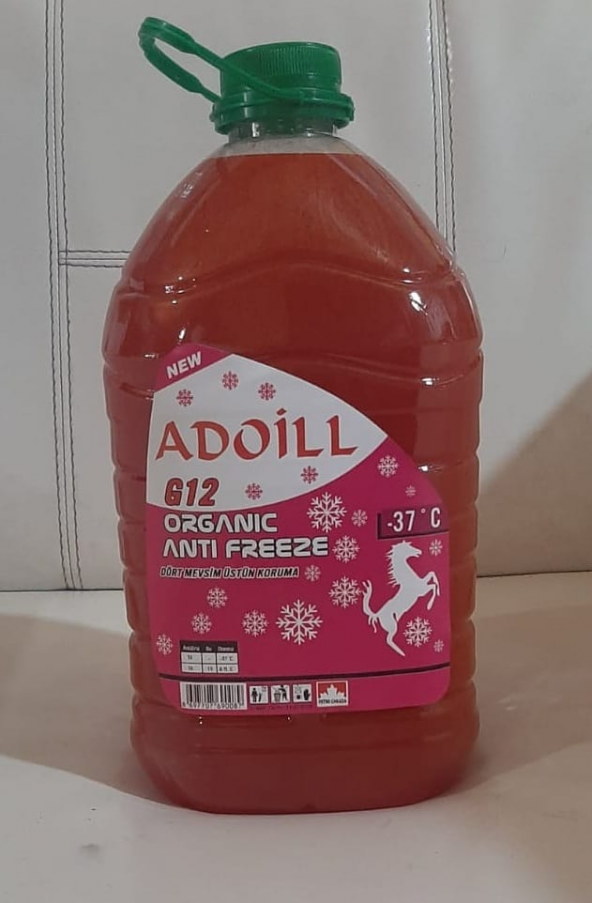 ADOİLL G12 ANTİFİRİZ 3LT KIRMIZI ORGANİK 2025 DOLUM -37 DERECE