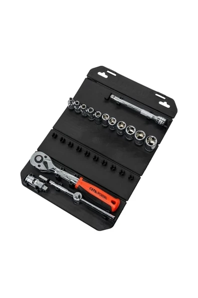 CETA FORM C00-15rh4 1/4' 6 Köşe Lokma Takımı - 15 Parça ürün görseli 1