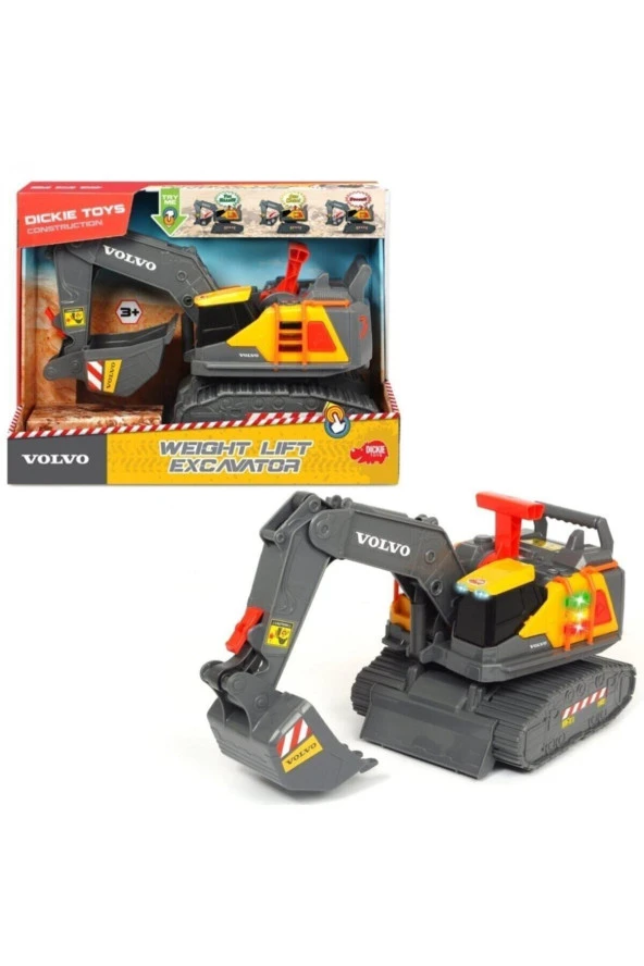 Simba Oyuncak Weight Lift Excavator Ağırlık Sensörlü Volvo Kepçe Ekskavatör