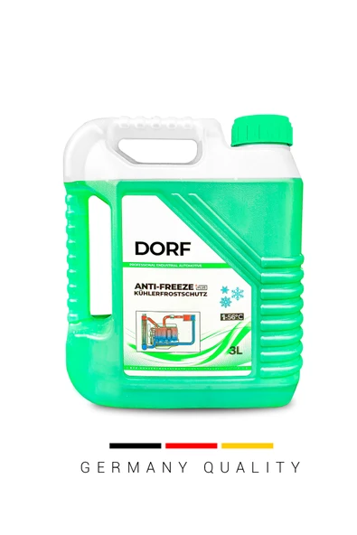 dorf Organik 3 Litre Yeşil Antifriz Dört Mevsim Üstün Koruma Üretim 02/2024 ürün görseli