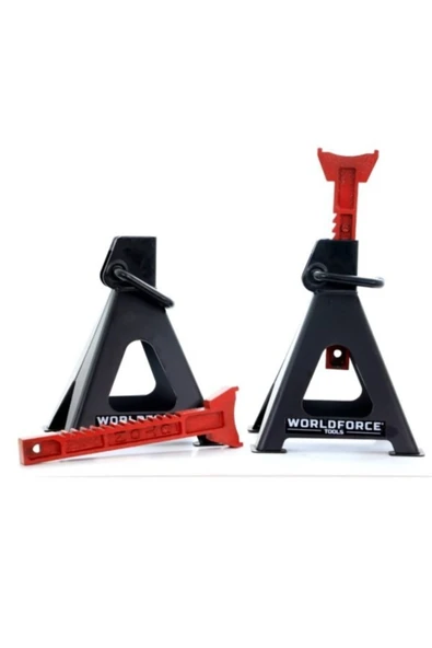 WORLDFORCE TOLLS Worldforce 6 Ton Araç Altı Oto Sehpa 2 Adet - Resim 2