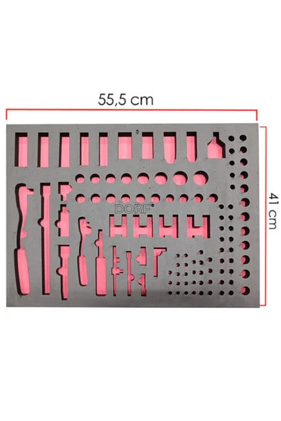 dorf Takım Arabası Içi Düzenleyici Boş Eva Seti Organizer 6'lı Set Sünger 55,5cm x 41 cm Malzemesiz - Resim 2