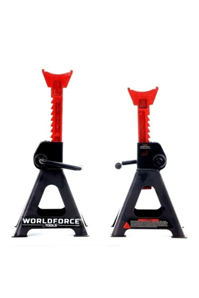 WORLDFORCE TOLLS Worldforce 3 Ton Araç Altı Oto Sehpa 2 Adet - Resim 2