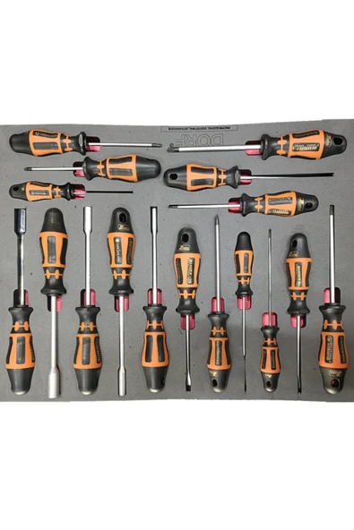 dorf 179 Parça Dolu Takım Arabası 5 Çekmeceli Profesyonel Atölyelere Özel Takım Arabası - Resim 4