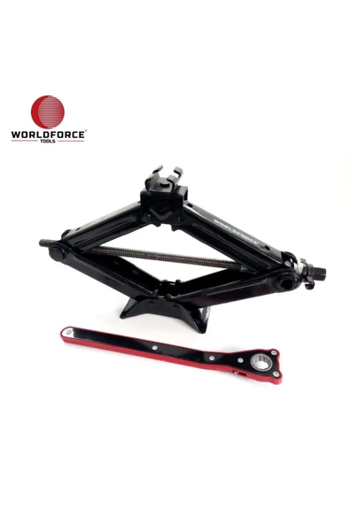 WORLDFORCE TOOLS Worldforce Mekanik Makaslı Kriko 1.5 Ton Cırcır Kollu ürün görseli 1