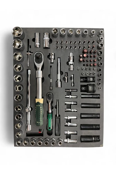 dorf TOOLS 5 Çekmeceli Dolu Takım Arabası – Profesyonel Set - Resim 3
