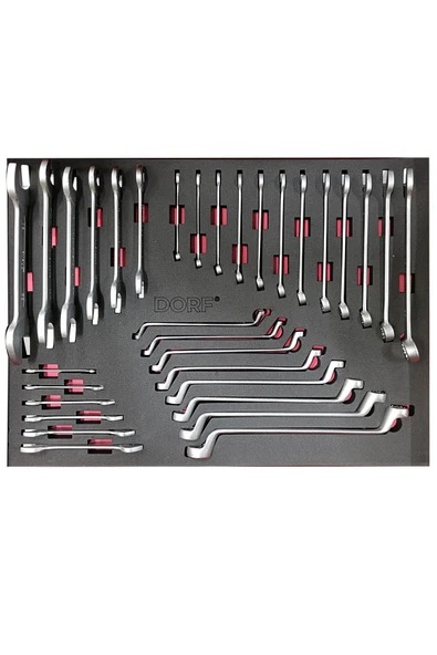 dorf 183 Parça 5 Çekmeceli Dolu Takım Arabası Profesyonel - Resim 5