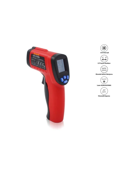 CETA FORM Infrared Lazerli Termometre -50 °c / 550 °c G90-ır550 ürün görseli 1