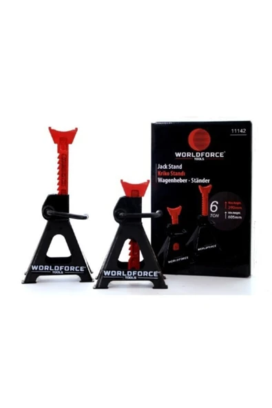 WORLDFORCE TOLLS Worldforce 6 Ton Araç Altı Oto Sehpa 2 Adet ürün görseli