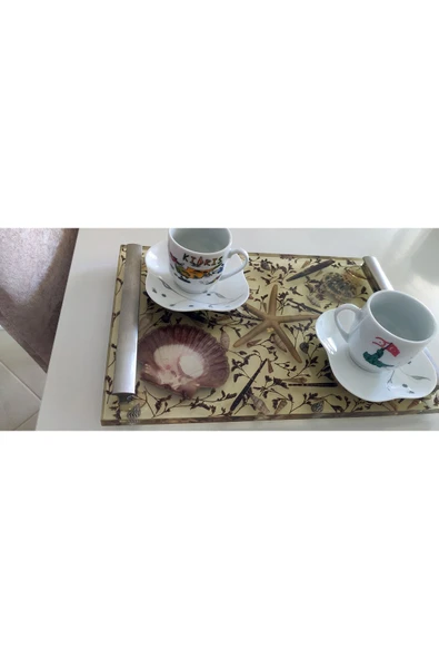 DENİZ MANZARALI TEPSİ - 12406 - 1