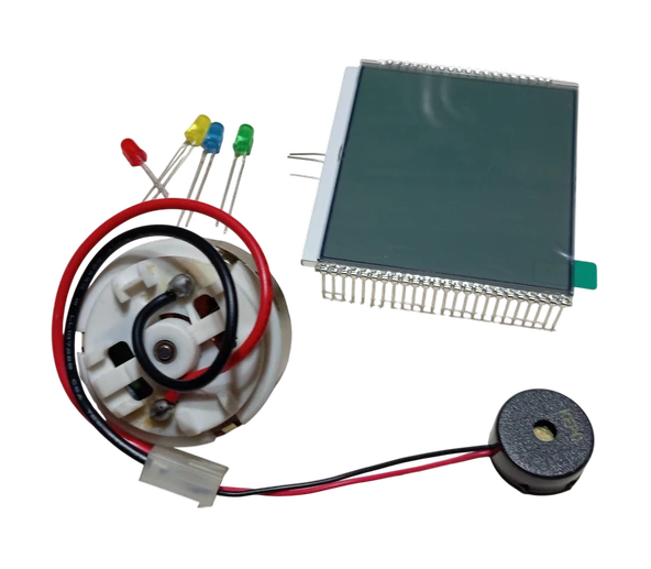 Elektrik Üreten Dinamo Motor (Parmak ile çevrilebilen) Led, Panel ve Buzzer Çalıştıran Hobi Deney Seti - Resim 4