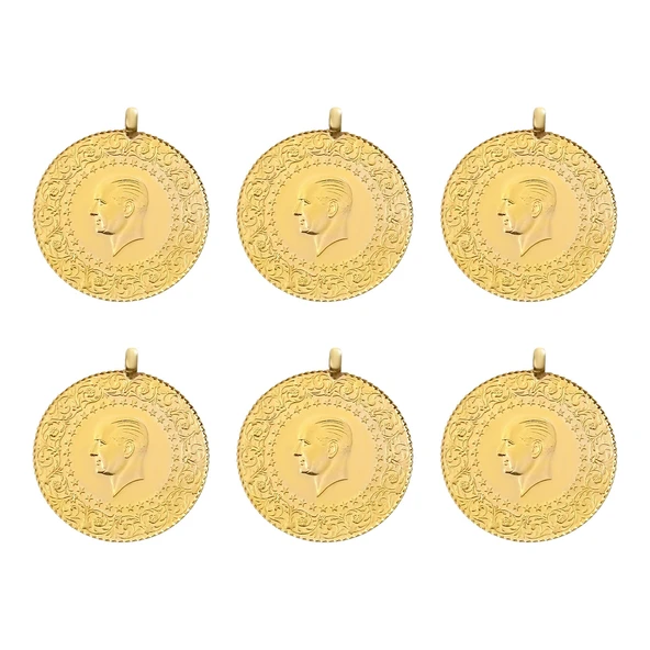 Gekas Kuyumculuk Eski Kulplu Ziynet Çeyrek Altın 6 Adet