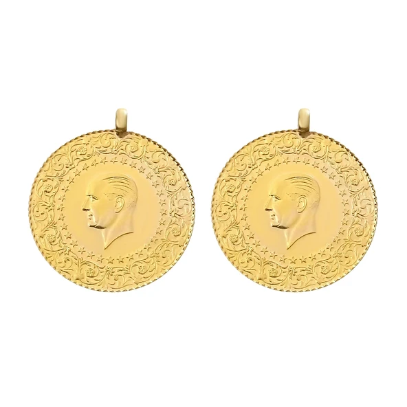 Gekas Kuyumculuk Yeni Kulplu Ziynet Çeyrek Altın 2 Adet