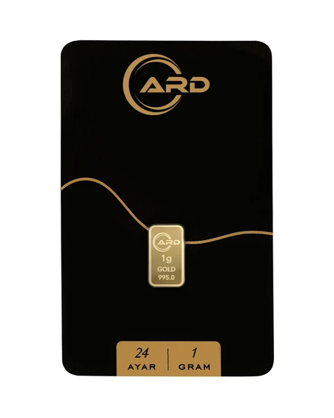 Gekas Kuyumculuk ARD 1 gr 995.0 24 Ayar Külçe Altın
