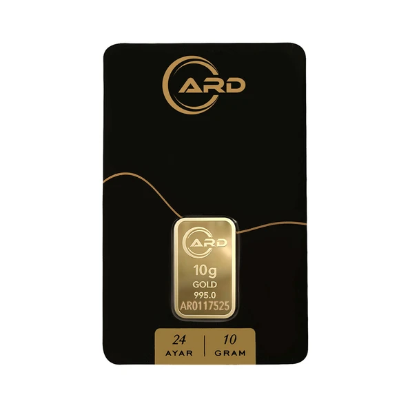 Gekas Kuyumculuk ARD 10 gr 995 24 Ayar Külçe Altın