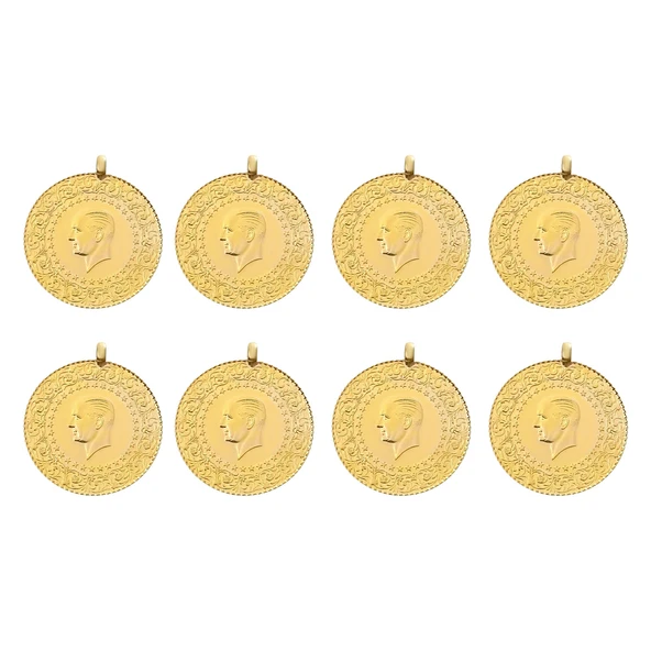 Gekas Kuyumculuk Eski Kulplu Ziynet Tam Altın 8 Adet