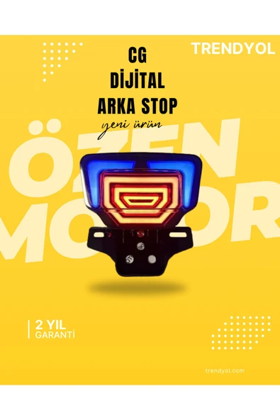 NOS MOTOR CG MODİFİYE LED ARKA STOP - 1