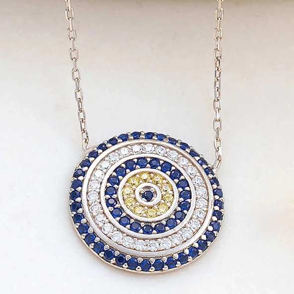 Supertrend ​gümüş Nazar Kadın Kolye ürün görseli