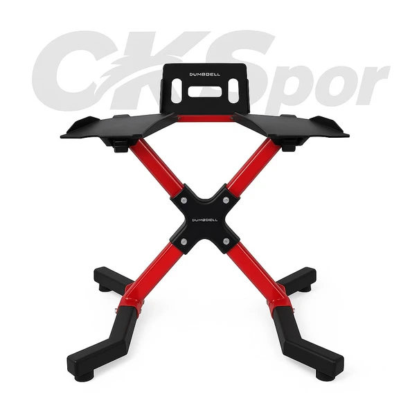 Ayarlanabilir Dambıl  Ve Stand Seti 2 x 40 Kg Ayarlanabilir  Mekanizmalı Dambıl + Dambıl Standı - Resim 3