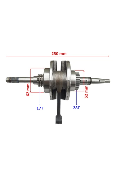 Lavinia 125 -Kuba Zenzero Krank Komple ürün görseli 1