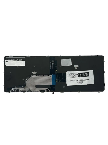 HP Uyumlu ProBook 440 G3 (T6P19ES), 440 G3 (T6P20ES), 440 G3 (T6P29ES) Işıklı Klavye Siyah TR - Resim 3