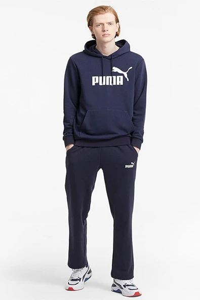 Puma Essential No. 1 Logo Erkek Günlük Stil Sweatshirt 682572 - Resim 5