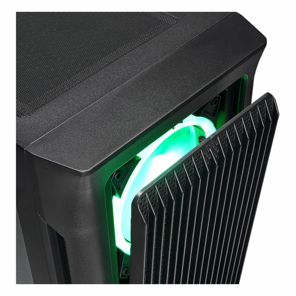 Rampage Prolix Black 650W 80+ White USB 3.2 ARGB ATX Mid Tower Siyah Kasa - Resim 7