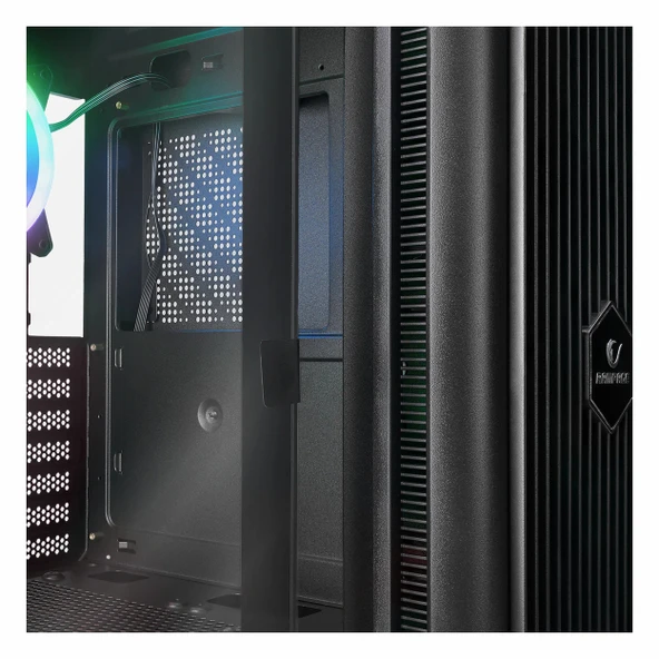 Rampage Prolix Black 650W 80+ White USB 3.2 ARGB ATX Mid Tower Siyah Kasa - Resim 8