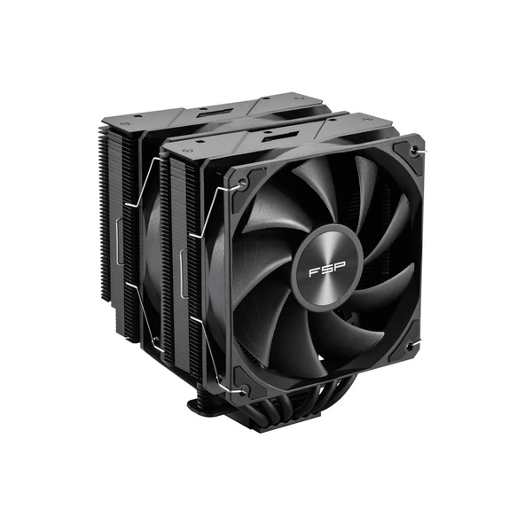FSP MP7 2x120mm Fanlı LGA1700/1851/AM5 Siyah işlemci Soğutucu ürün görseli 1
