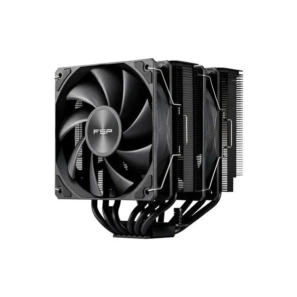 FSP MP7 2x120mm Fanlı LGA1700/1851/AM5 Siyah işlemci Soğutucu - Resim 4
