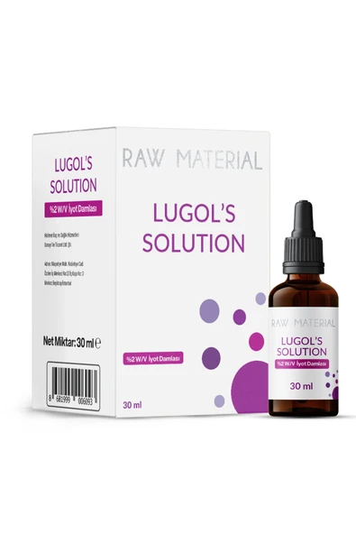 Raw Material Lugol's Solution İyot %2 Damla 30 ml - 5