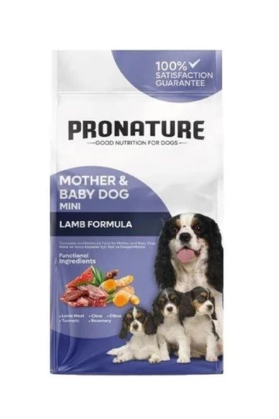 Pronature Mother & Baby Dog Kuzu Etli Mini Irk Yavru Köpek Maması 12Kg - 1