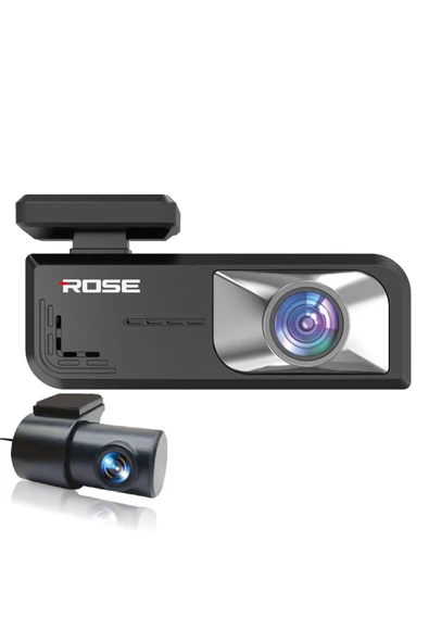Rose Araç Kamera Kayıt Seti MR-76 Rose Model 2K Ön Kamera + 1K Arka Kamera 7/24 Kayıt - 2