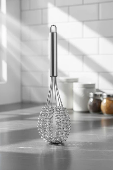 Mien Metal Çırpıcı Seti Pasta Kek Çırpma Teli Tırtıklı Model ürün görseli