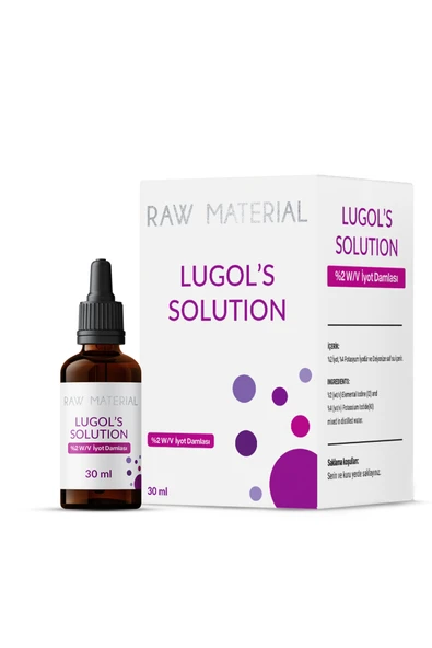 Raw Material Lugol's Solution İyot %2 Damla 30 ml - 7