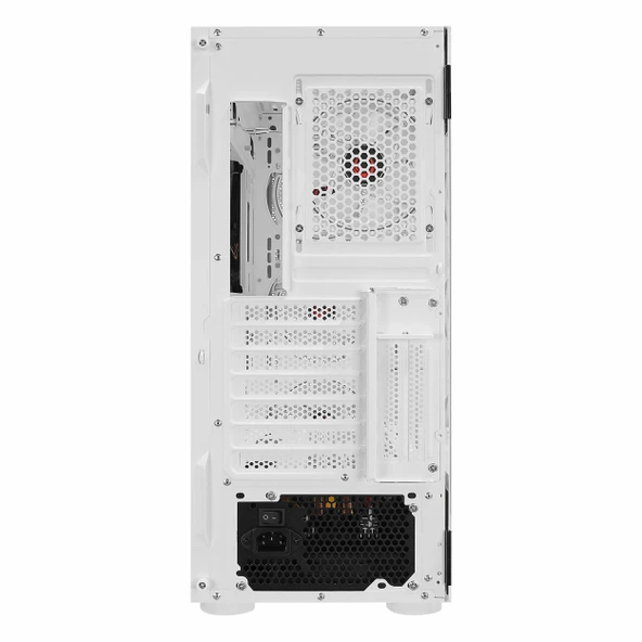 Rampage Prolix White 650W 80+ White USB 3.2 ARGB ATX Mid Tower Beyaz Kasa - Resim 5