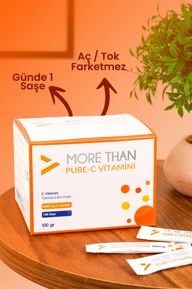 More Than Pure C Vitamin 100 Saşe - 3
