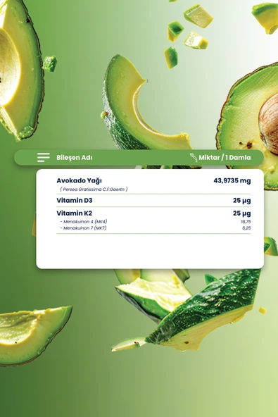 More Than Avokado D3K2 Damla 20 ml - 2