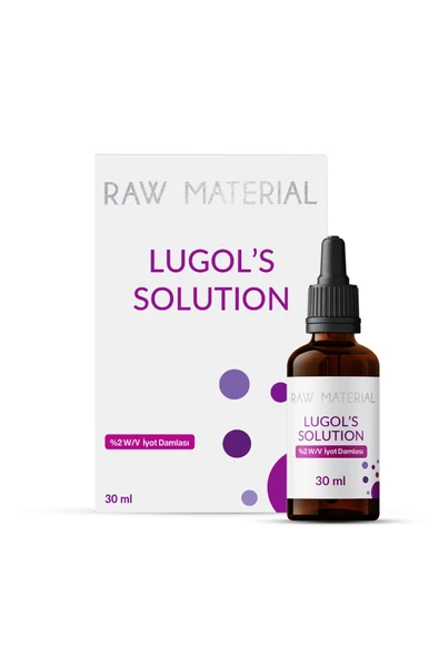 Raw Material Lugol's Solution İyot %2 Damla 30 ml - 8