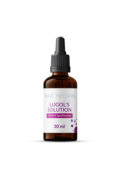 Raw Material Lugol's Solution İyot %2 Damla 30 ml - 6