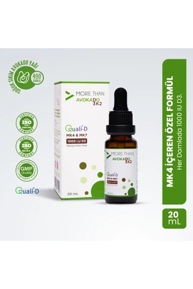 More Than Avokado D3K2 Damla 20 ml