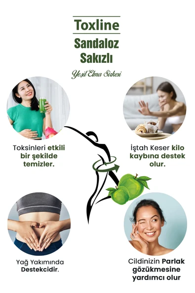 Dağcı Toxline Fermente Sandaloz Sakızlı Detoks Sirke Metabolizma Desteği 500 ml - Resim 2
