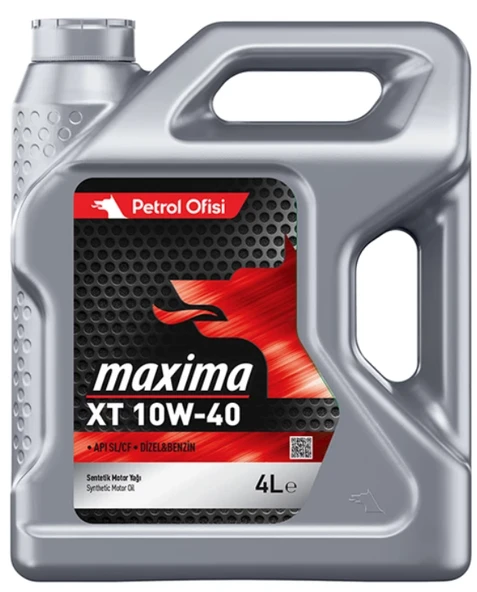 Petrol Ofisi Maxima Xt 10w-40 4litre Sentetik Motor Yağı