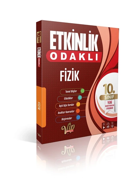 10. Sınıf Etkinlik Odaklı Fizik Konu Anlatım Vip Yayınları ürün görseli