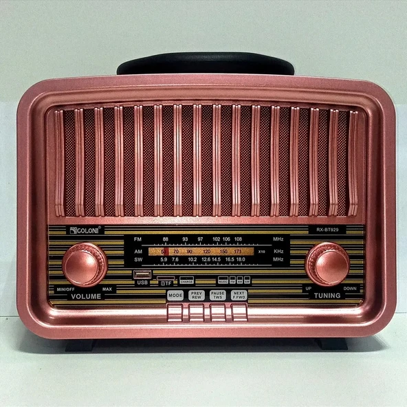 GOLON RX-BT 929 & BT 939 Müzik Kutusu Bluetooth Hoparlör Speaker - Resim 4