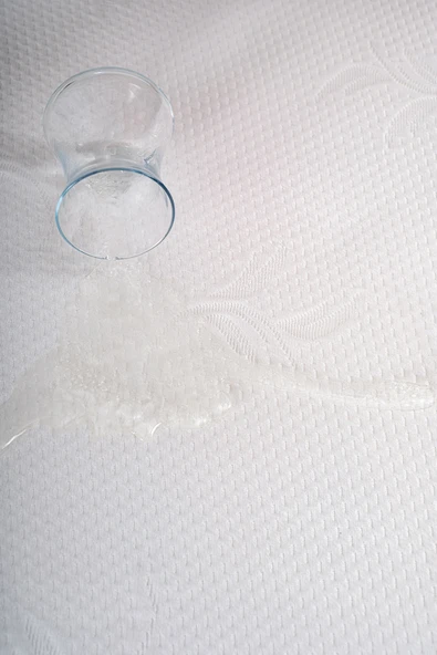 Limon Soft Sıvı Geçirmez Yatak Alezi Jakarlı Fitted Full Kenar Yatak Koruyucu Beyaz - 3