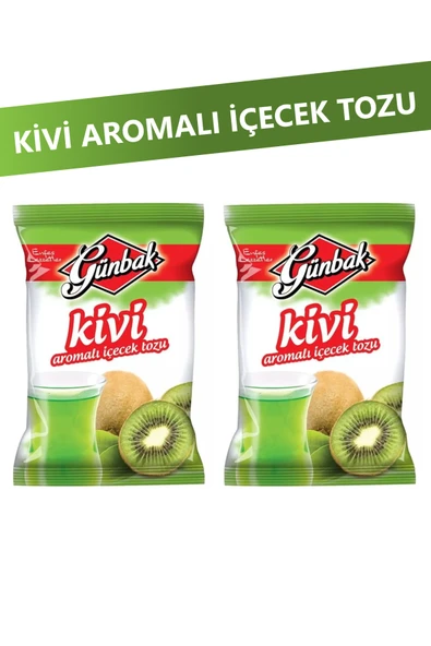 Günbak Kivi Aromalı İçecek Tozu 250 gr x 2 Adet ürün görseli